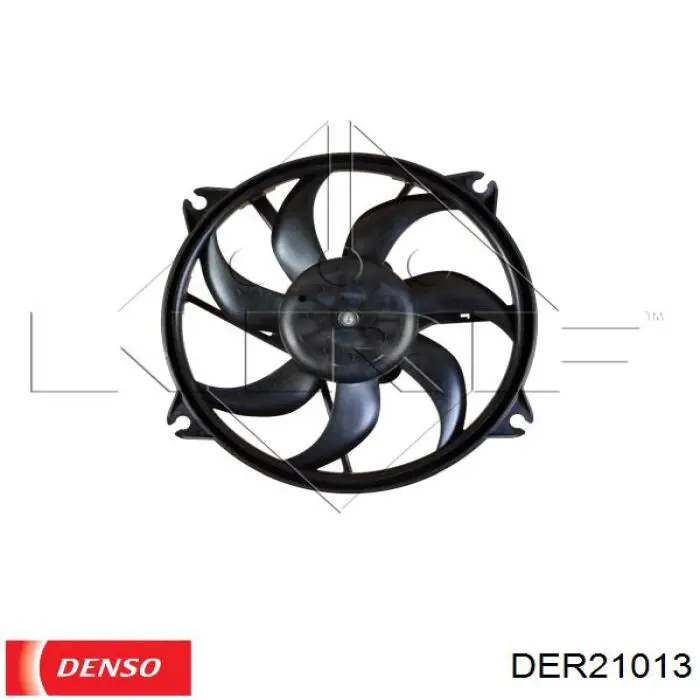 DER21013 Denso ventilador (rodete +motor refrigeración del motor con electromotor completo)