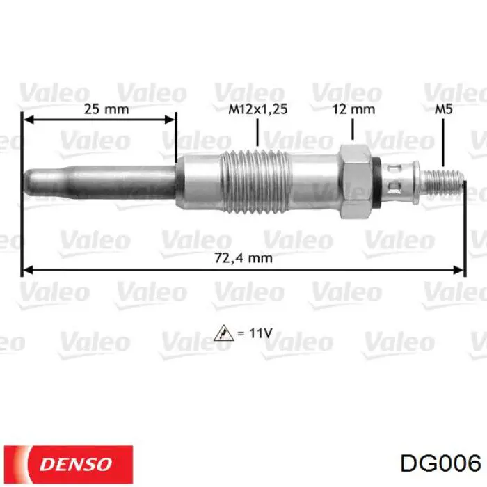 DG-006 Denso bujía de incandescencia