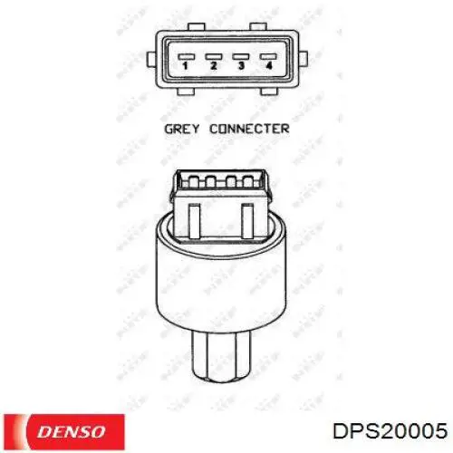 DPS20005 Denso presostato, aire acondicionado