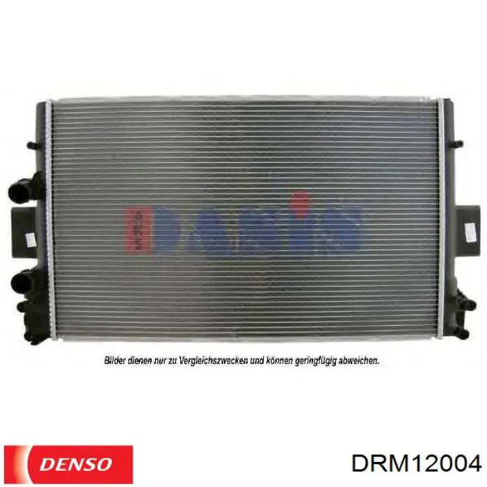 DRM12004 Denso radiador refrigeración del motor