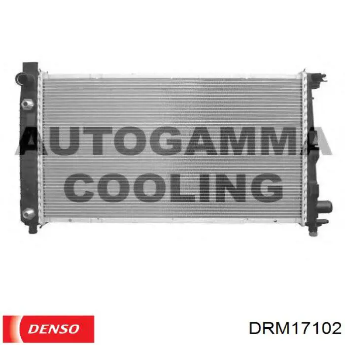 DRM17102 Denso radiador refrigeración del motor