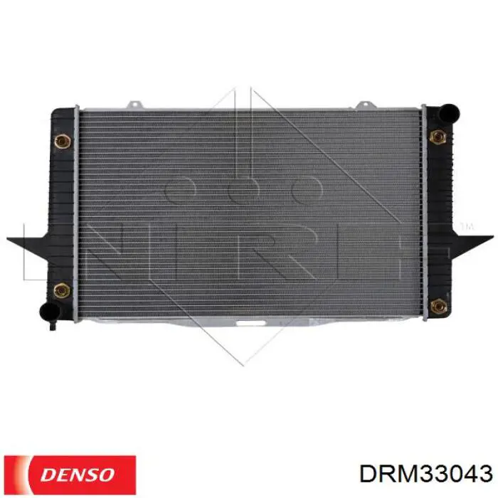 DRM33043 Denso radiador refrigeración del motor