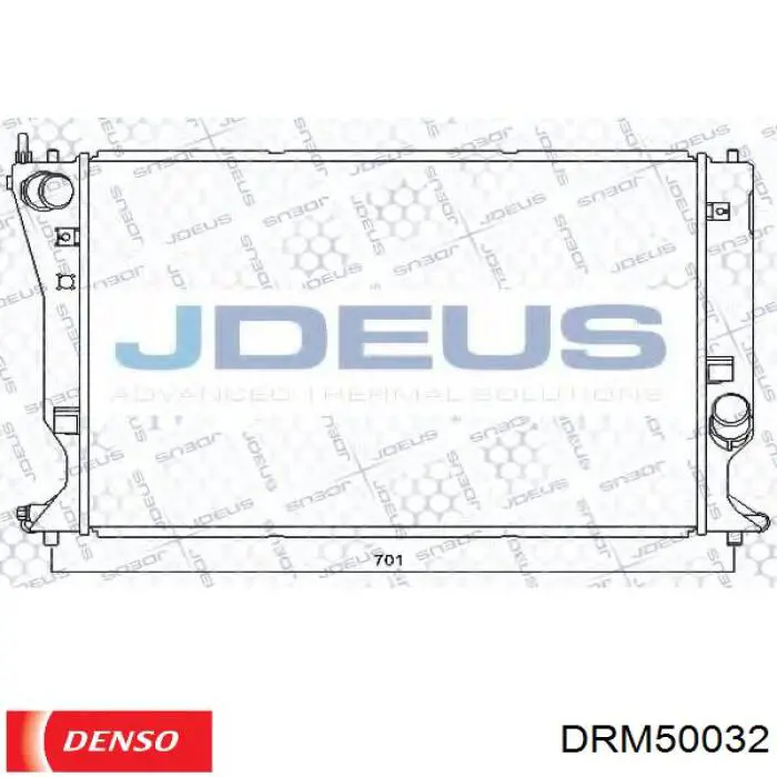 DRM50032 Denso radiador refrigeración del motor