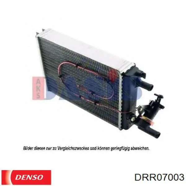 DRR07003 Denso radiador de calefacción