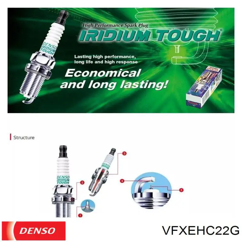 VFXEHC22G Denso bujía de encendido