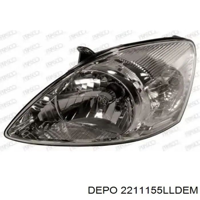  Faro izquierdo para Hyundai Matrix FC