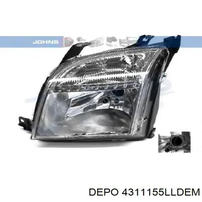  Faro izquierdo para Ford Fusion JU