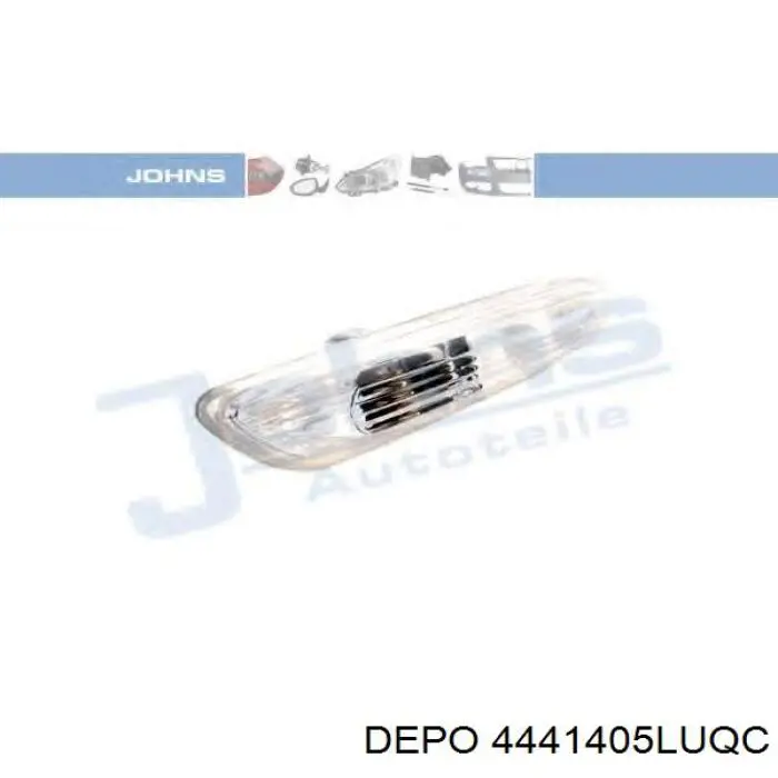 444-1405L-UQ-C Depo/Loro luz intermitente guardabarros derecho