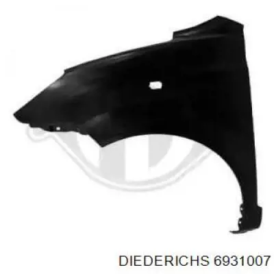 6931007 Diederichs guardabarros delantero izquierdo