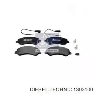 13.93100 Diesel Technic pastillas de freno delanteras