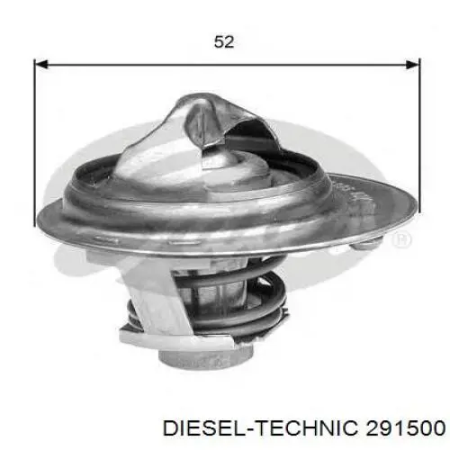 273952 Volvo termostato, refrigerante