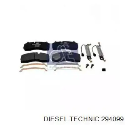 2.94099 Diesel Technic pastillas de freno delanteras