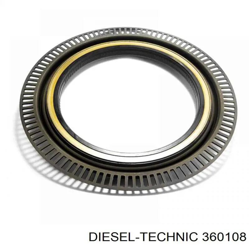 3.60108 Diesel Technic sello de aceite cubo trasero exterior