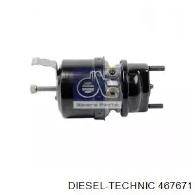 4.67671 Diesel Technic acumulador de presión, sistema frenos