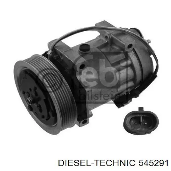 5.45291 Diesel Technic compresor de aire acondicionado