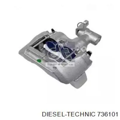 7.36101 Diesel Technic pinza de freno trasero derecho