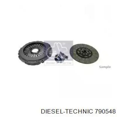 790548 Diesel Technic kit de embrague (3 partes)