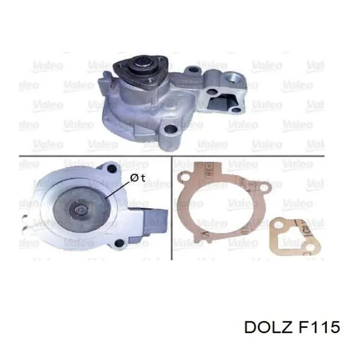 F115 Dolz bomba de agua