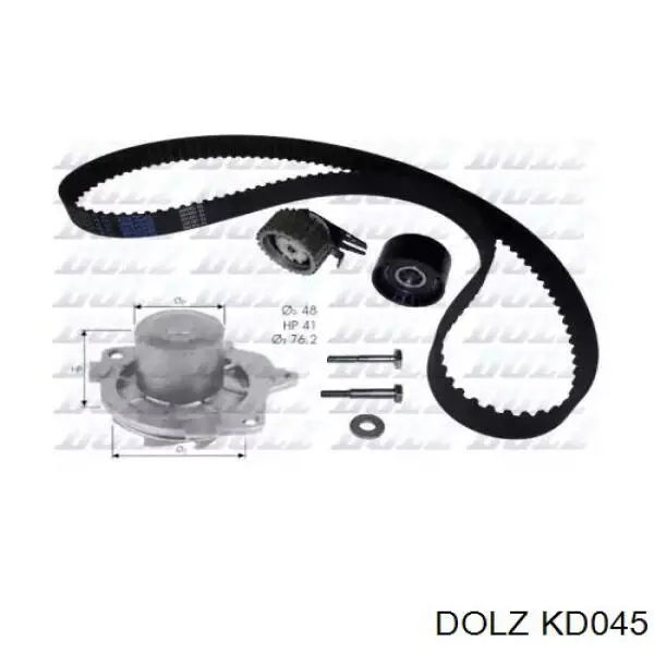 KD045 Dolz kit correa de distribución