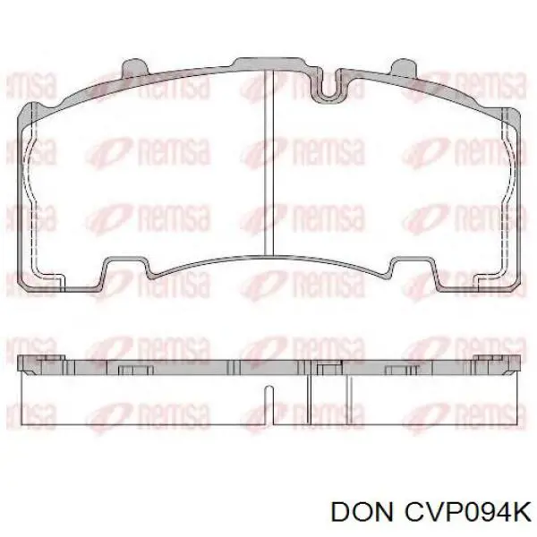 RD 29171STD Rider pastillas de freno traseras