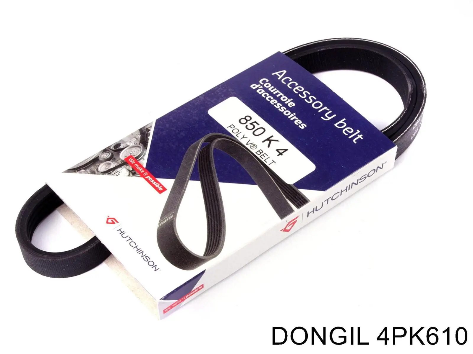 4PK610 Dongil correa trapezoidal