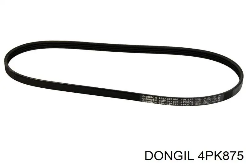 4PK875 Dongil correa trapezoidal