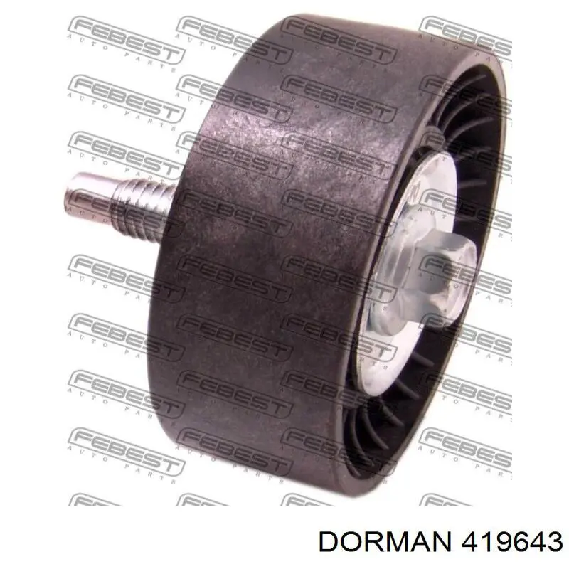 419643 Dorman polea inversión / guía, correa poli v