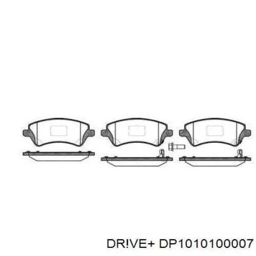 DP1010.10.0007 Dr!ve+ pastillas de freno delanteras