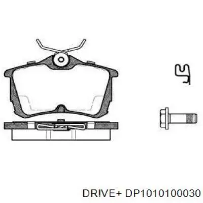 DP1010.10.0030 Dr!ve+ pastillas de freno traseras