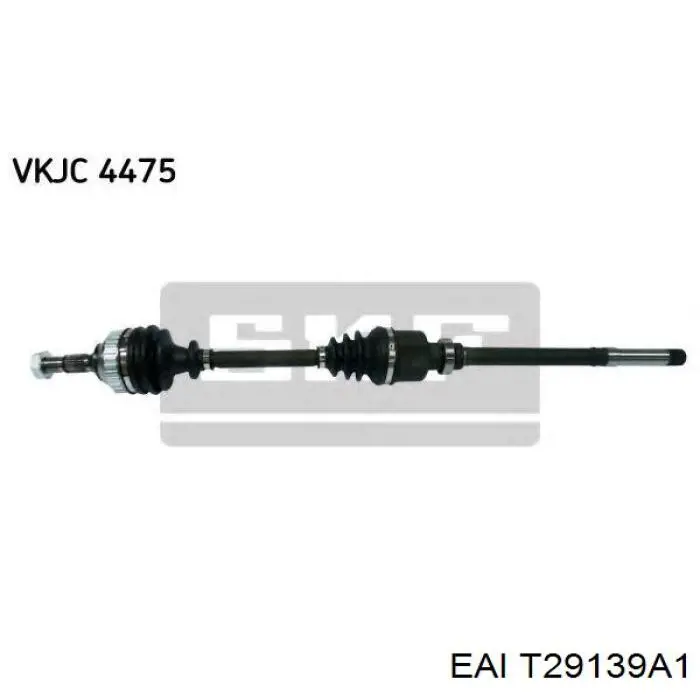 3272A6 Peugeot/Citroen árbol de transmisión delantero izquierdo