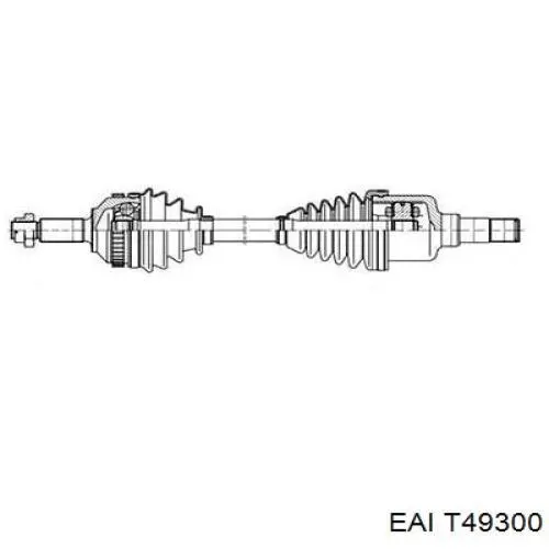 3910000Q3M Nissan árbol de transmisión delantero derecho