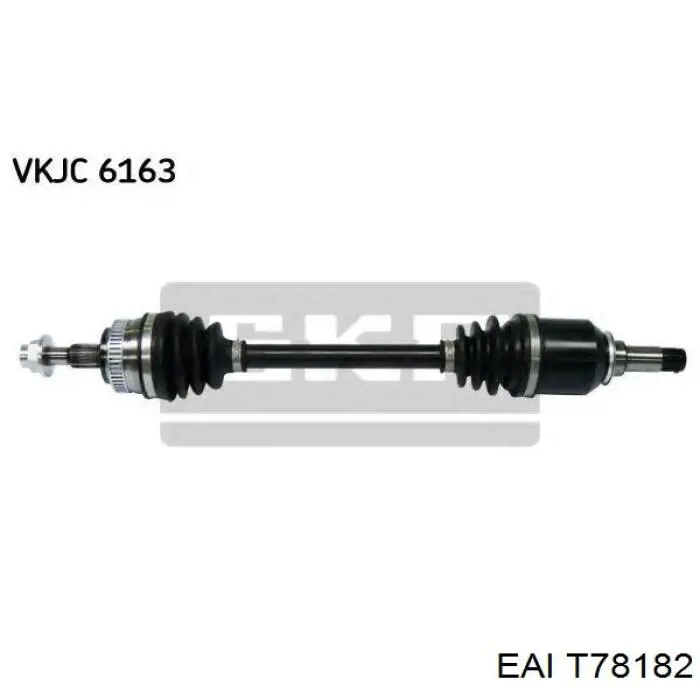 A169360757280 Mercedes árbol de transmisión delantero izquierdo