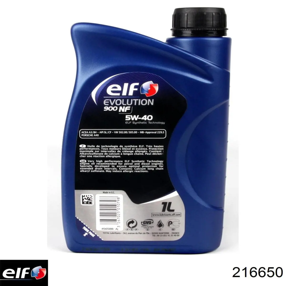 216650 ELF aceite de motor