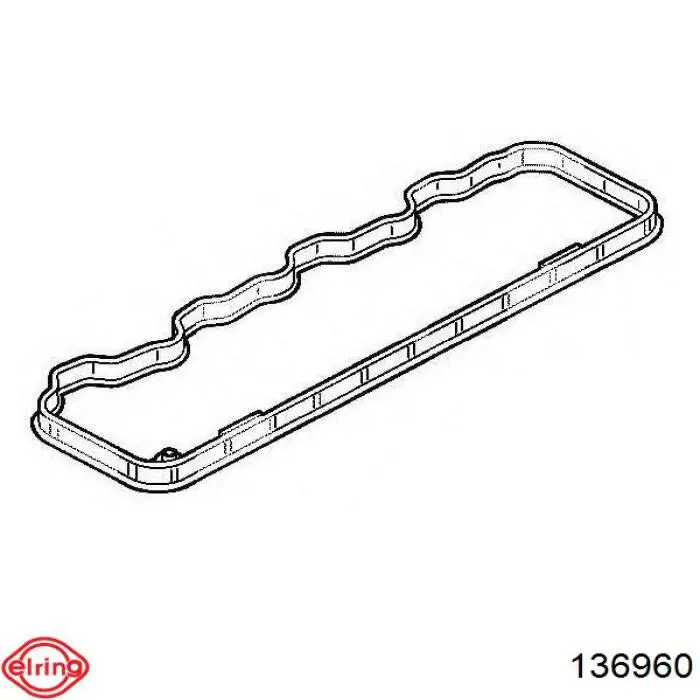 136.960 Elring juego de juntas, tapa de culata de cilindro, anillo de junta