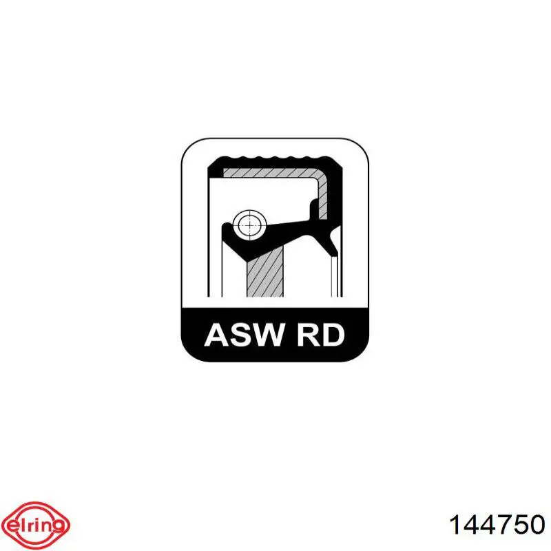 144.750 Elring junta de la tapa de válvulas del motor
