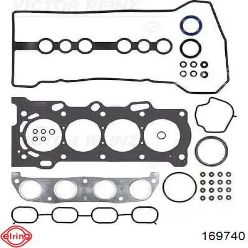 169.740 Elring juego de juntas de motor, completo, superior