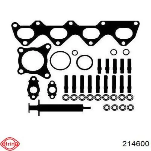 214.600 Elring junta de turbina, kit de montaje