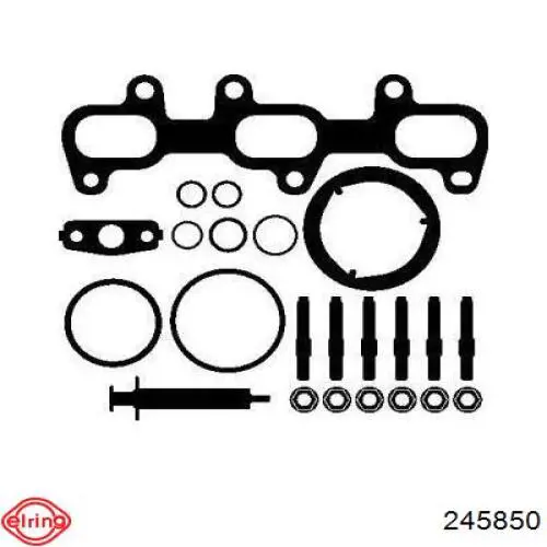  Junta De Turbina, Kit De Montaje para Skoda Roomster 5J7