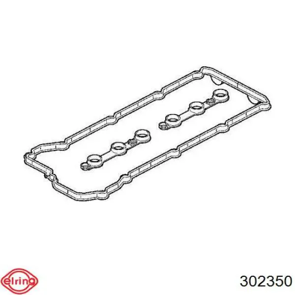 302.350 Elring juego de juntas, tapa de culata de cilindro, anillo de junta