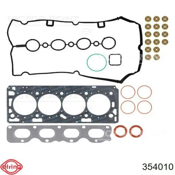 93186911 General Motors juego de juntas de motor, completo, superior