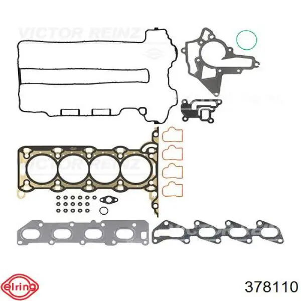 378.110 Elring juego de juntas de motor, completo, superior