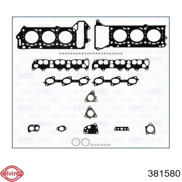 381.580 Elring juego de juntas de motor, completo, superior