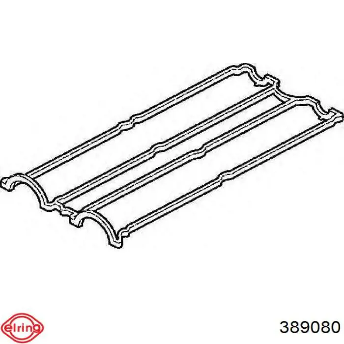 389.080 Elring juego de juntas, tapa de culata de cilindro, anillo de junta