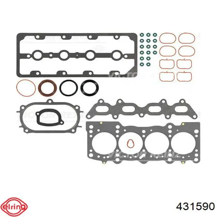 431.590 Elring juego de juntas de motor, completo, superior