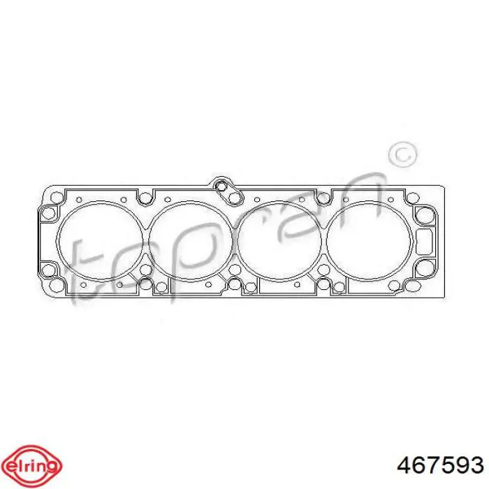 467.593 Elring junta de culata