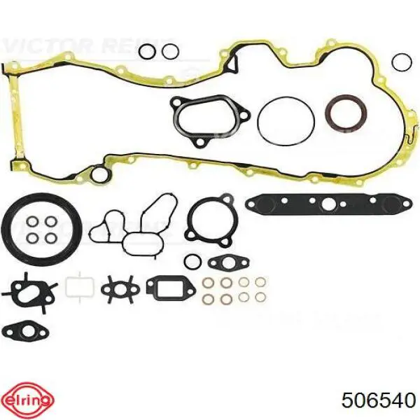  Juego completo de juntas, motor, inferior para Nissan Note E11