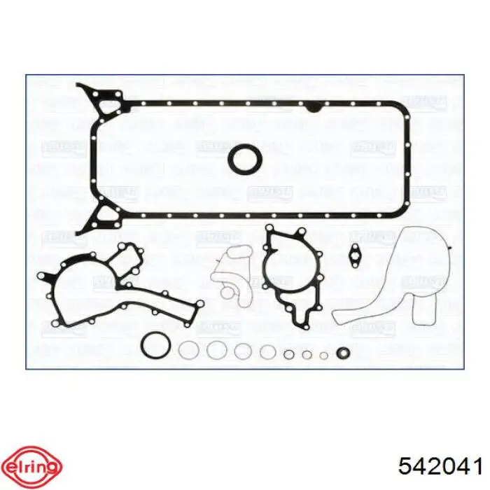 54166000 Ajusa juego completo de juntas, motor, inferior