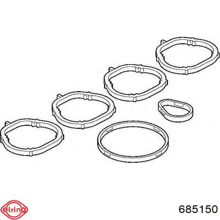  Junta, colector de admisión para Alfa Romeo 166 936