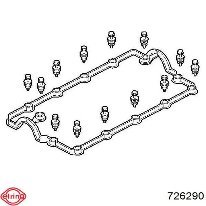  Juego de Juntas, Tapa de culata de cilindro, Anillo de junta para Seat Cordoba 6L2