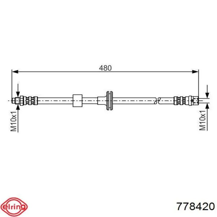  Junta de colector de escape para Smart FORFOUR 453